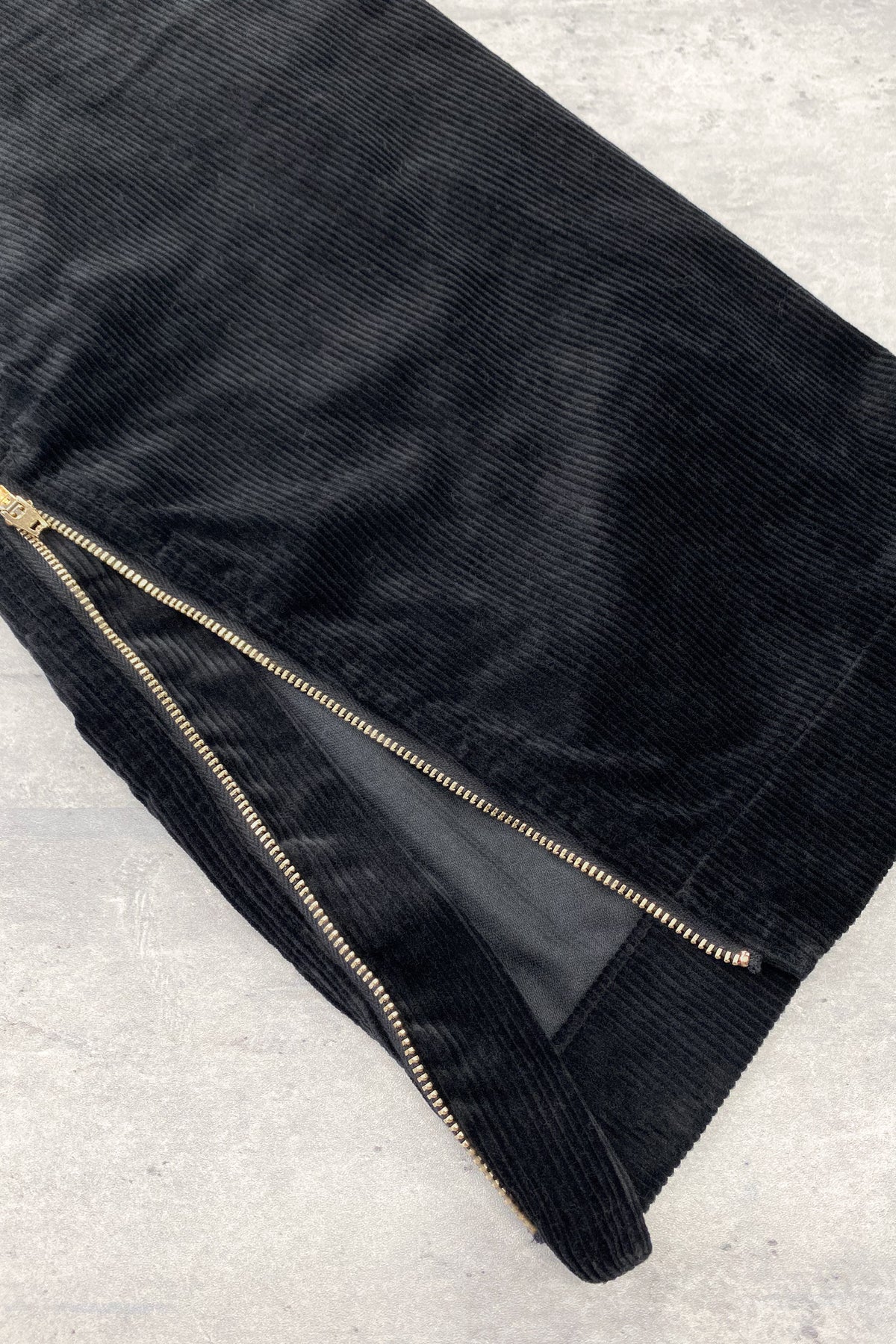 ORGANIC CORDUROY ZIP PANTS