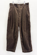 ORGANIC CORDUROY ZIP PANTS