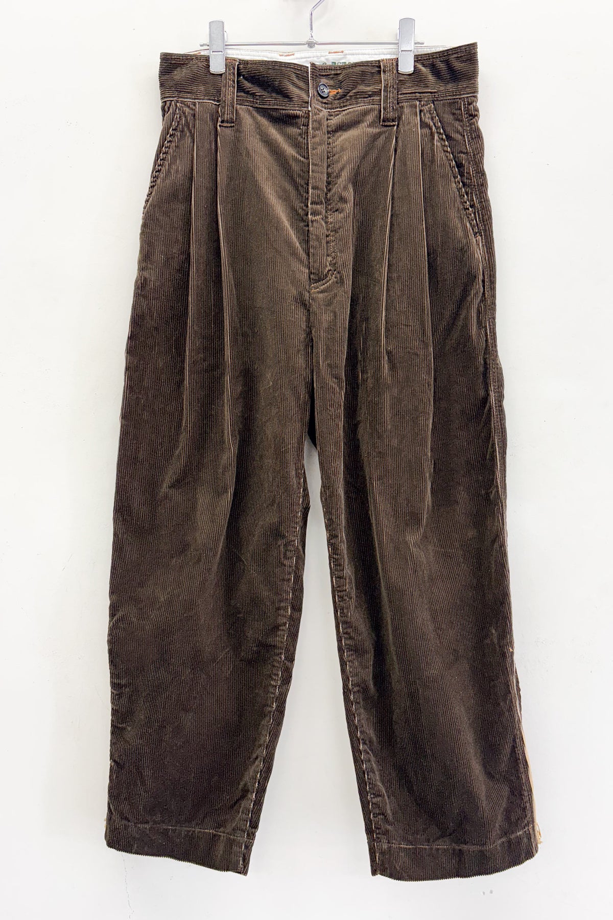 ORGANIC CORDUROY ZIP PANTS