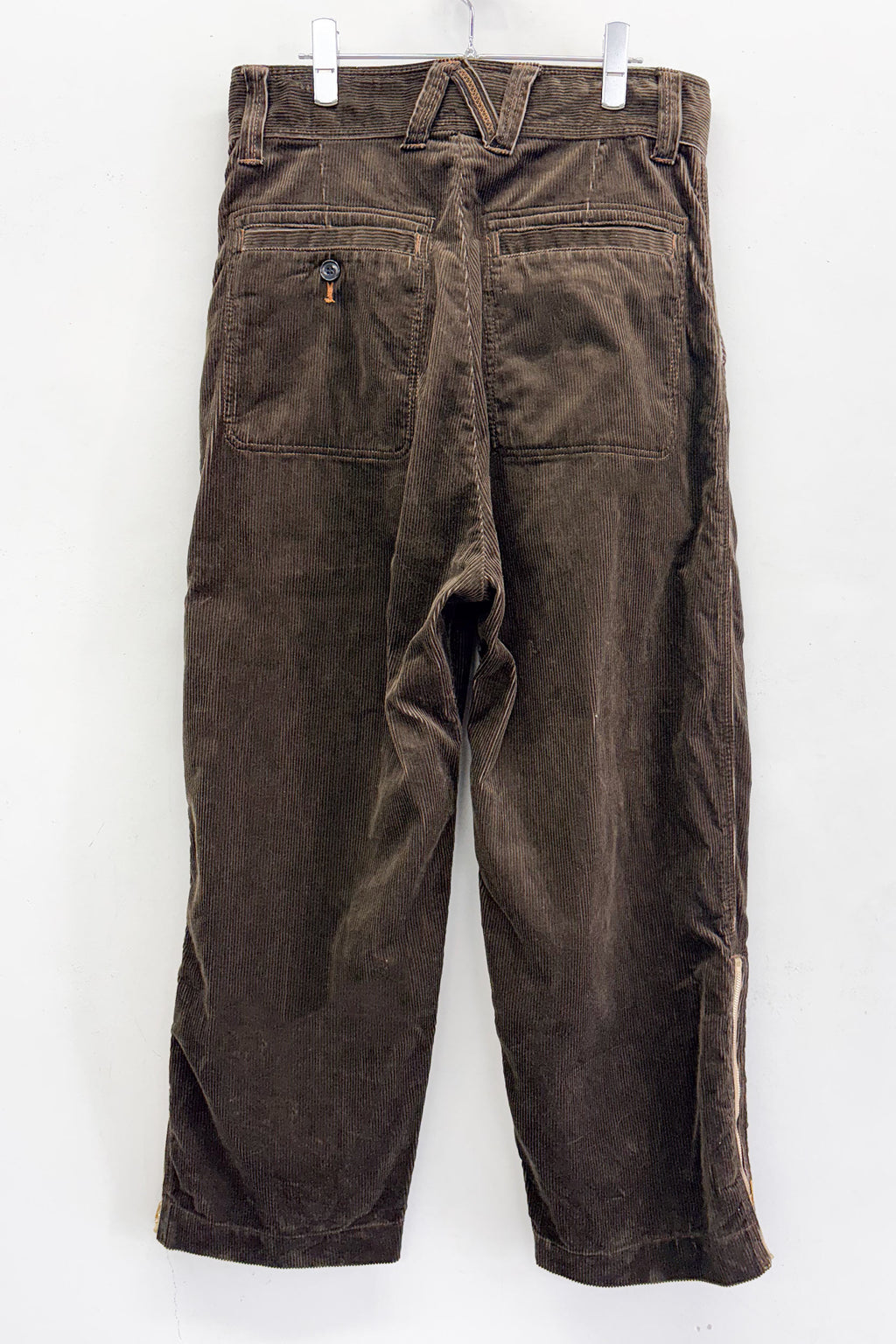 ORGANIC CORDUROY ZIP PANTS