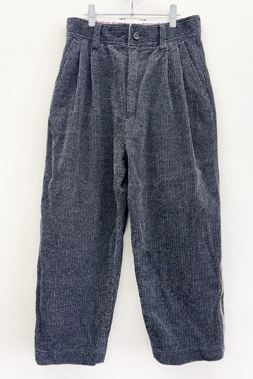 ORGANIC CORDUROY ZIP PANTS