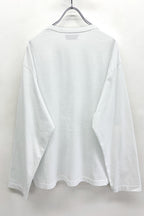 EMBROIDERY WRINKLEWORK LONG-SLEEVE Tee/ print