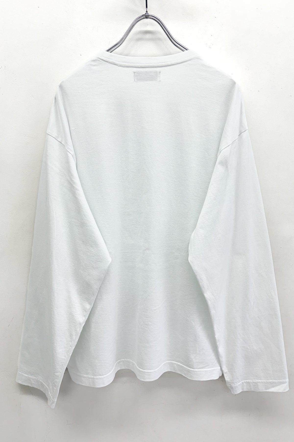 EMBROIDERY WRINKLEWORK LONG-SLEEVE Tee/ print