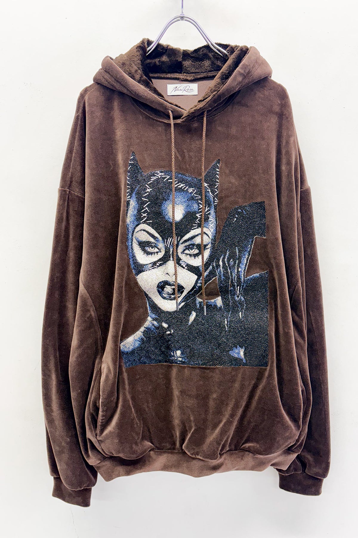 【NEW】　CATWOMAN PHOTOSTITCH HOODIE /VELOR