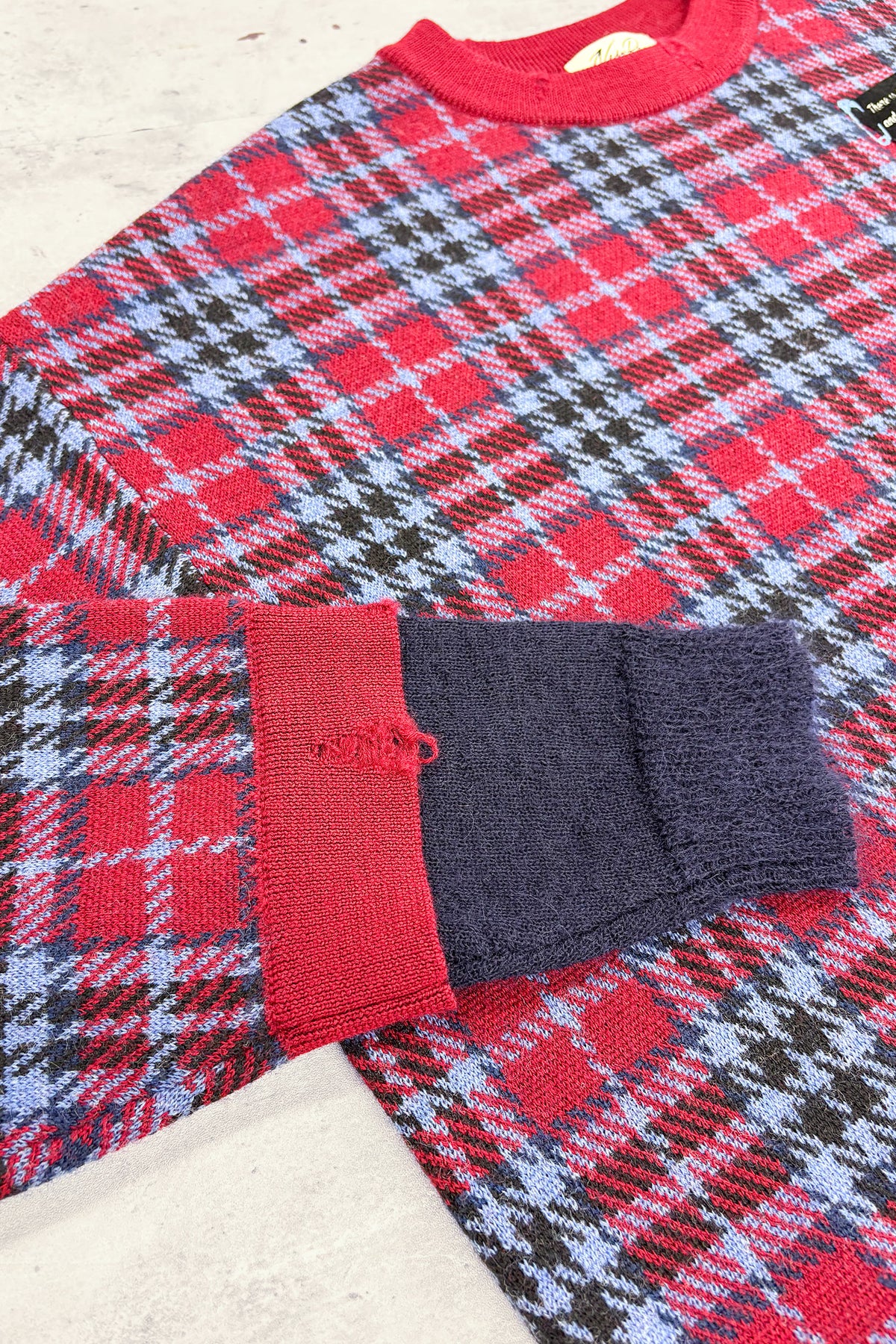 【New】CHECK JACQUARD × MOHAIR