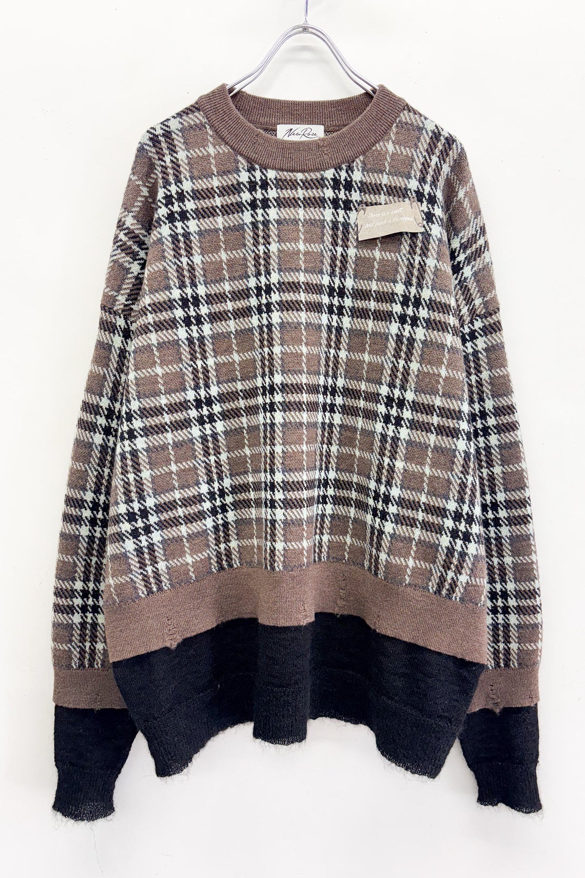 【New】CHECK JACQUARD × MOHAIR