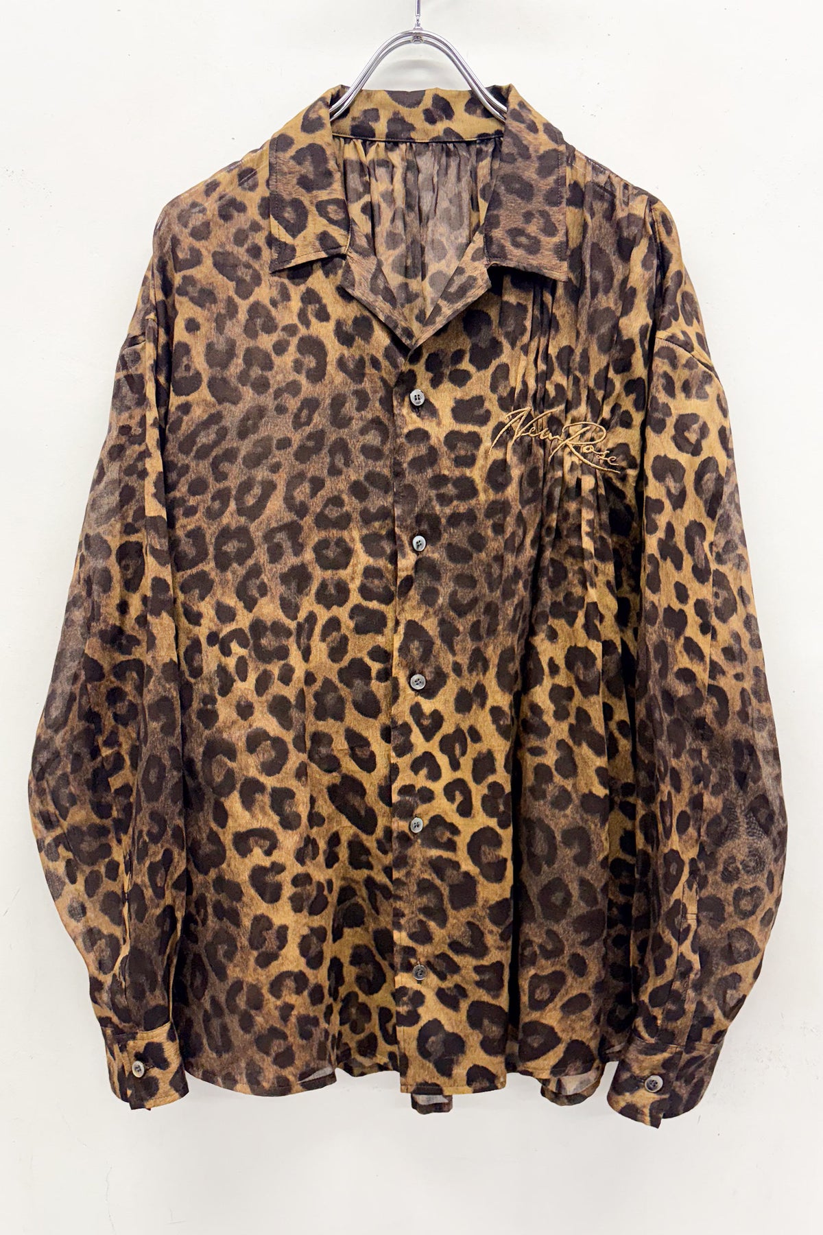 【NEW】EMBROIDERY WRINKLEWORK LONG-SLEEVE SHIRT
