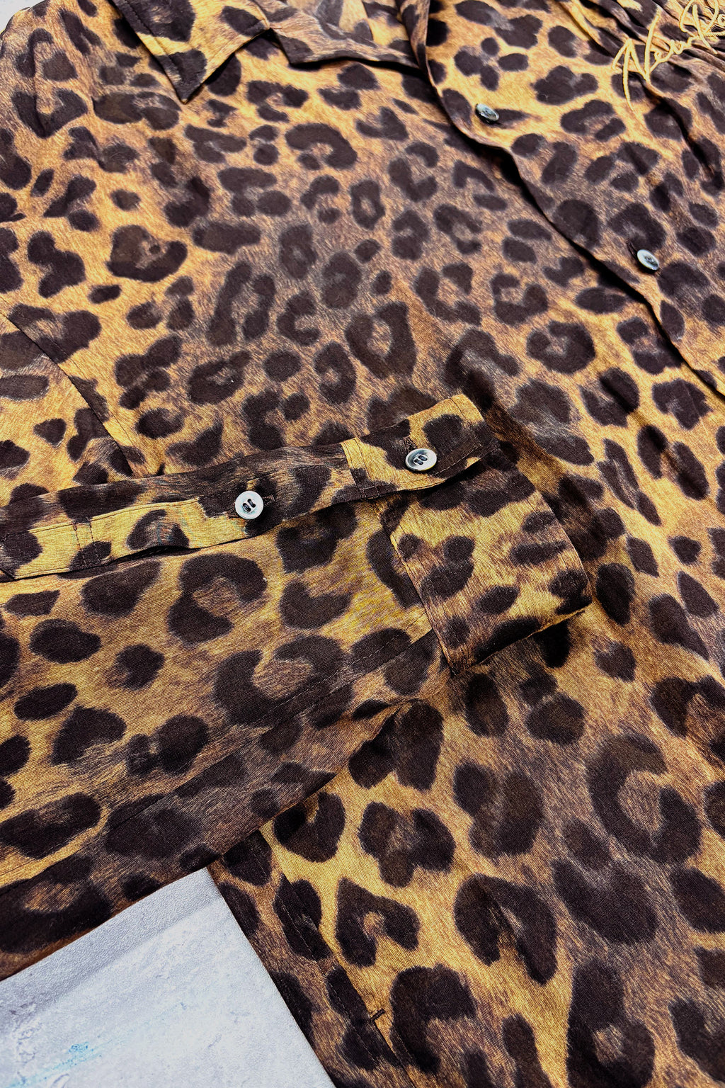 【NEW】EMBROIDERY WRINKLEWORK LONG-SLEEVE SHIRT
