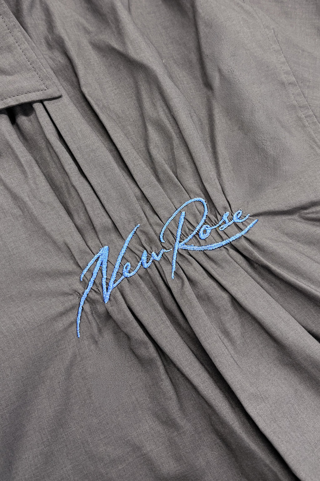 【NEW】EMBROIDERY WRINKLEWORK LONG-SLEEVE SHIRT