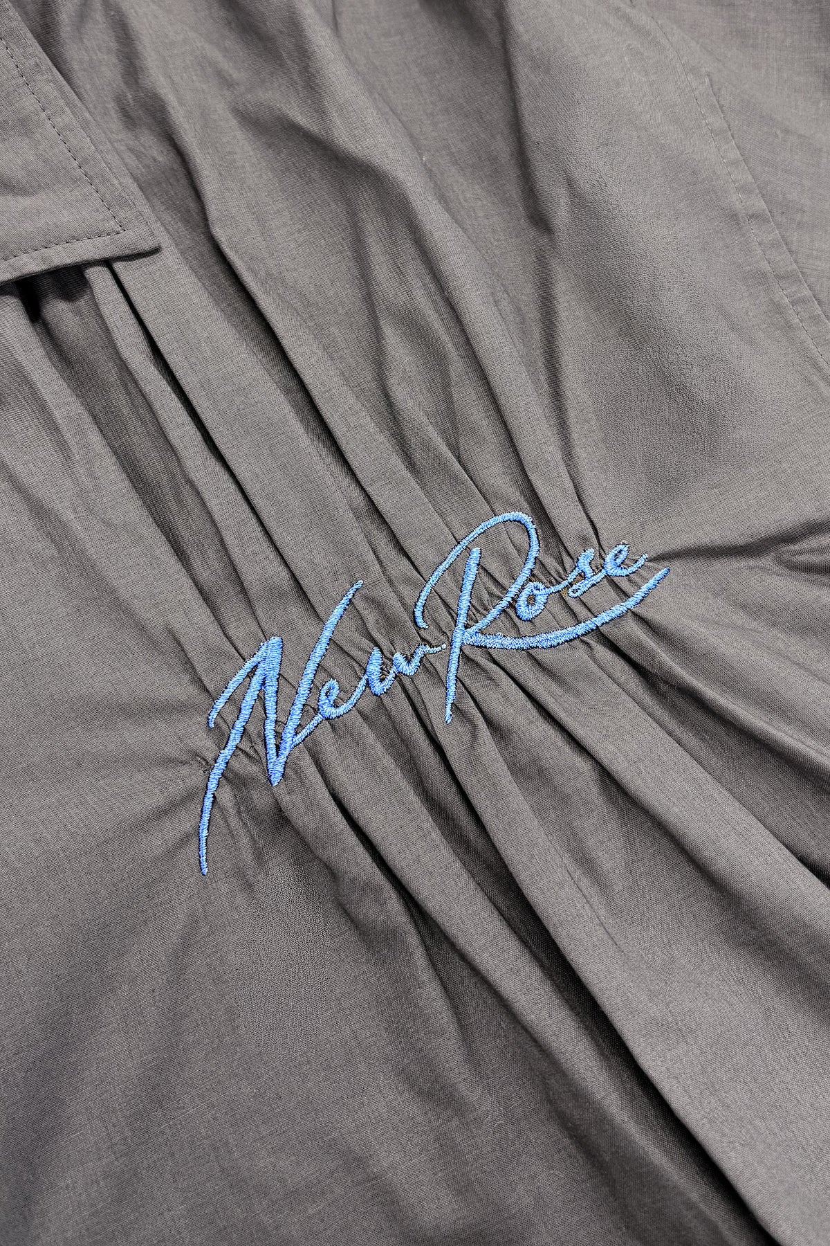 【NEW】EMBROIDERY WRINKLEWORK LONG-SLEEVE SHIRT
