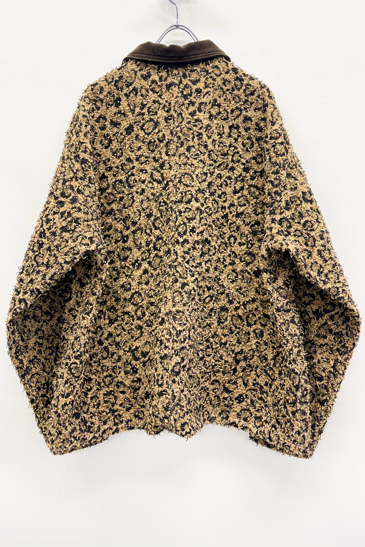【NEW】　LEOPARD JACQUARD NEEDLE PUNCH CHORE JACKET