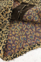 【NEW】　LEOPARD JACQUARD NEEDLE PUNCH CHORE JACKET