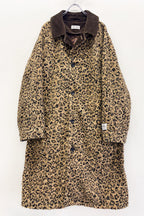 【NEW】　LEOPARD JACQUARD NEEDLE PUNCH BELT COAT