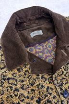 【NEW】　LEOPARD JACQUARD NEEDLE PUNCH BELT COAT