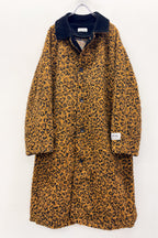 【NEW】　LEOPARD JACQUARD NEEDLE PUNCH BELT COAT