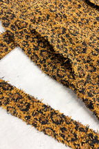 【NEW】　LEOPARD JACQUARD NEEDLE PUNCH BELT COAT