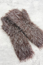 【NEW】　SHAGGY KNIT FINGERLESS GLOVES
