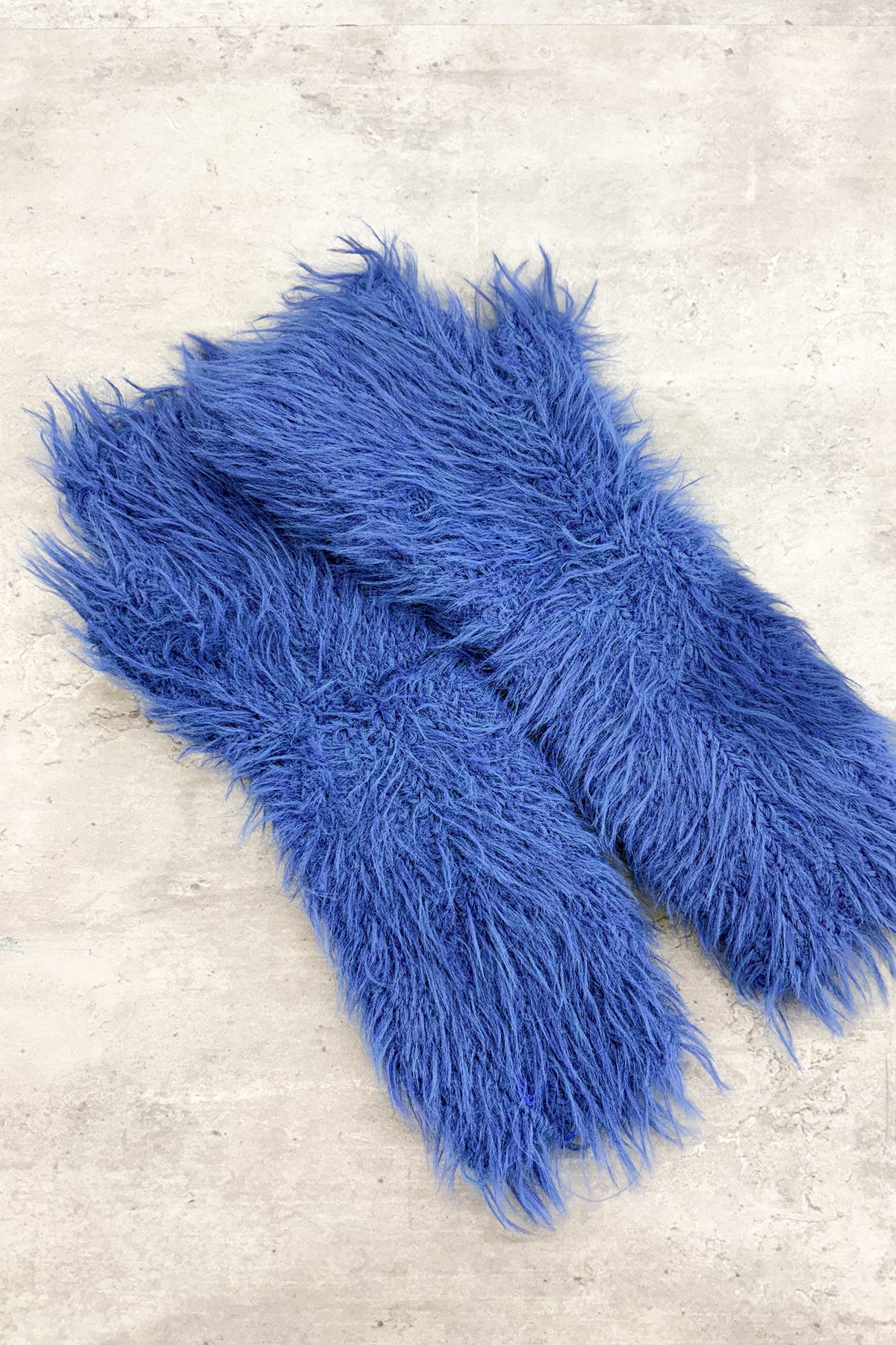 【NEW】　SHAGGY KNIT FINGERLESS GLOVES