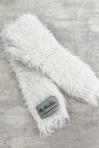 【NEW】　SHAGGY KNIT FINGERLESS GLOVES