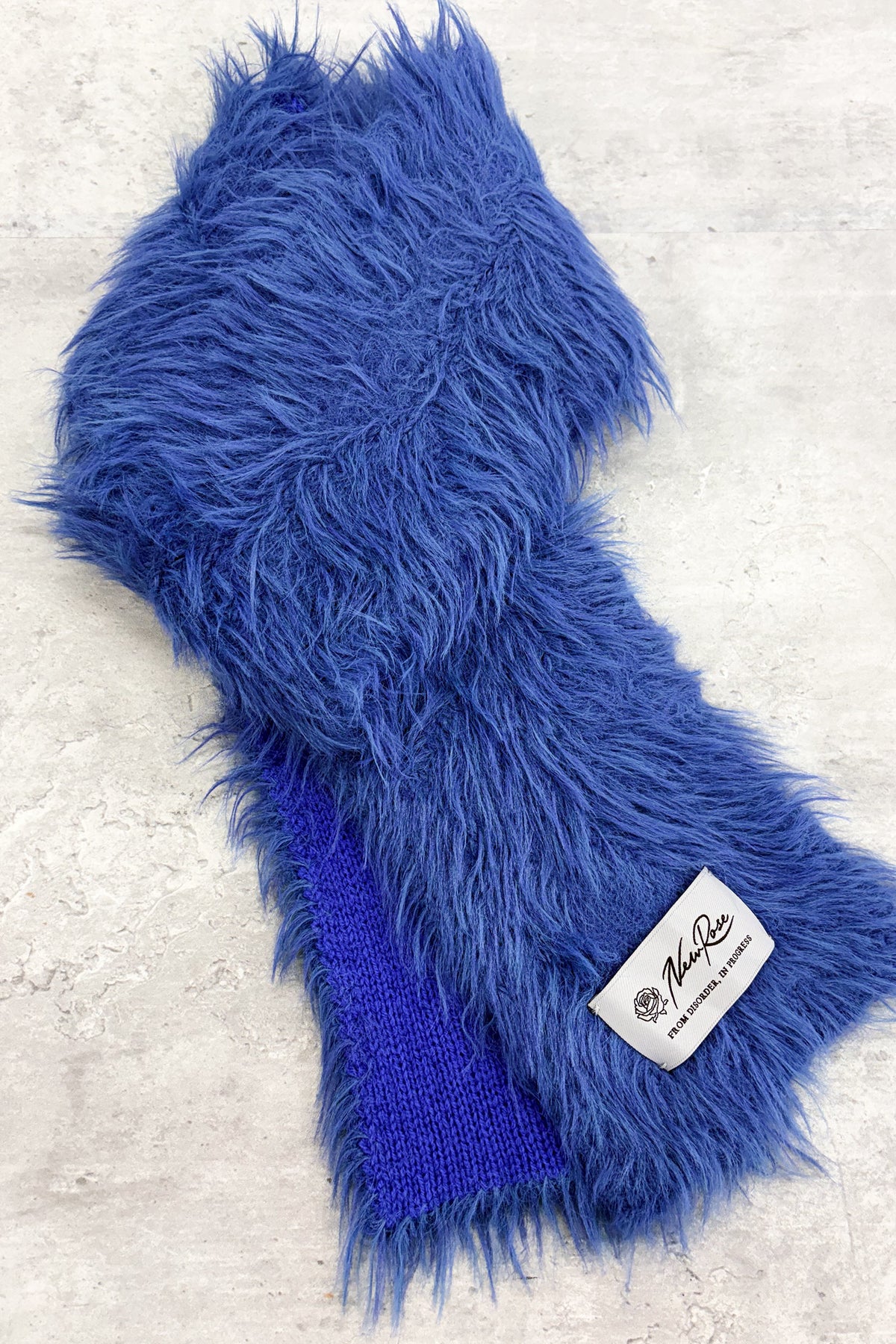 【NEW】SHAGGY KNIT NARROW SCARF