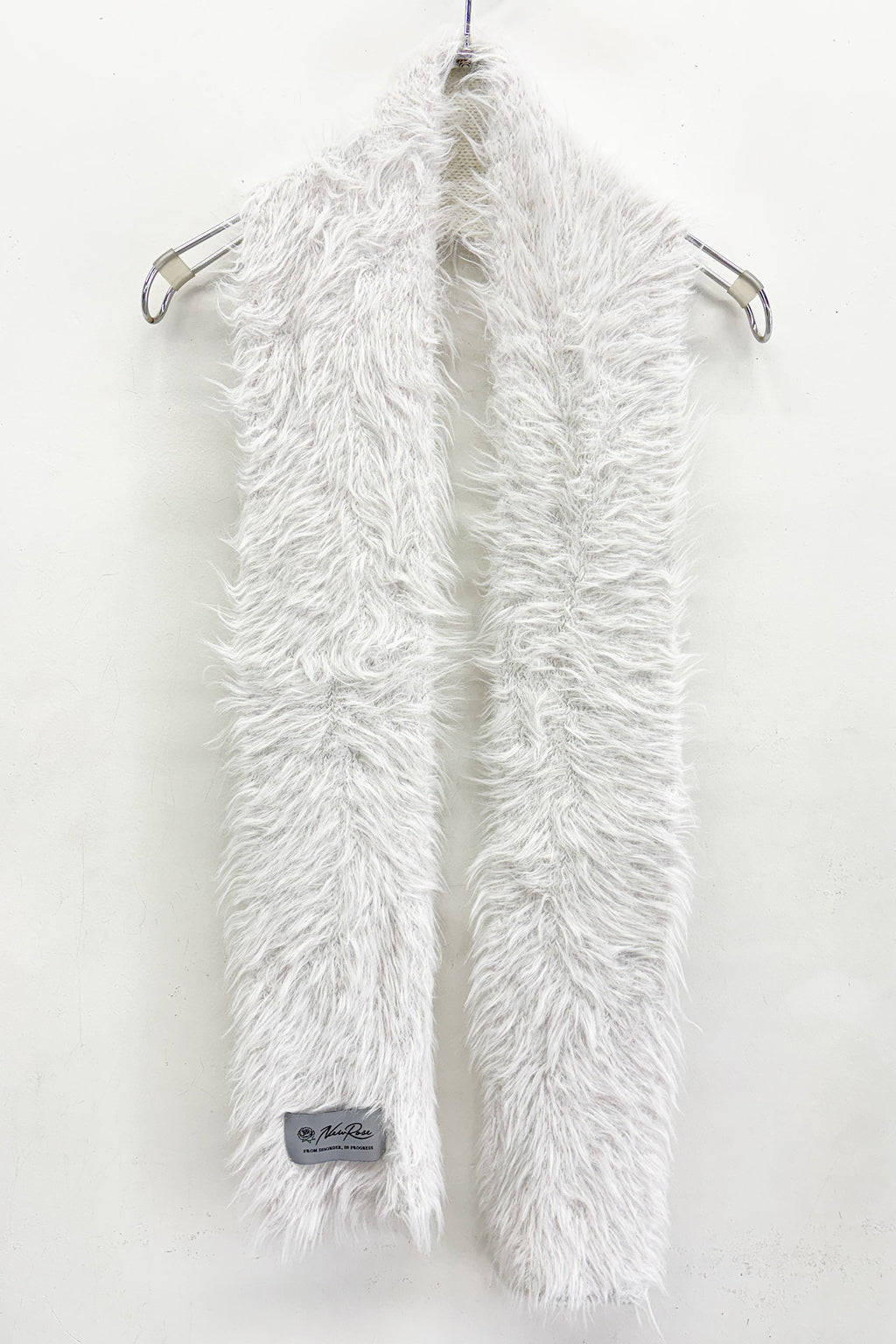 【NEW】SHAGGY KNIT NARROW SCARF