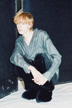 【NEW】EMBROIDERY WRINKLEWORK LONG-SLEEVE SHIRT