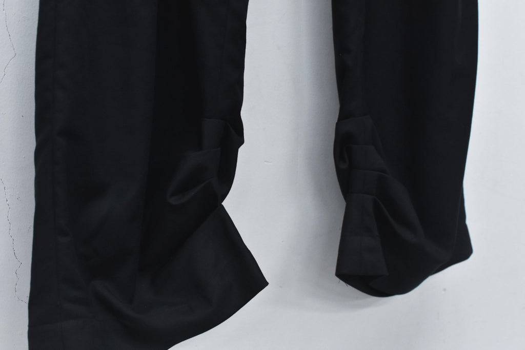 Tuck Hem Pants / hand embroidery