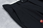 Tuck Hem Pants / hand embroidery