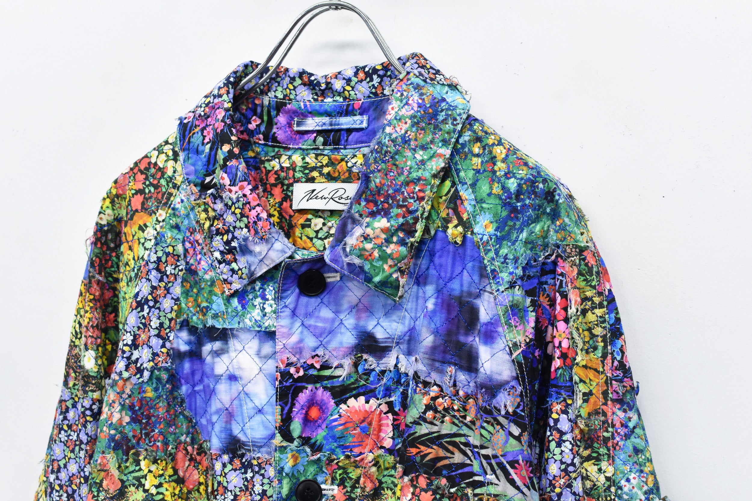Patchwork Quilt Raglan Sleeve Coat