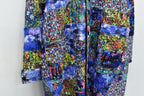 Patchwork Quilt Raglan Sleeve Coat