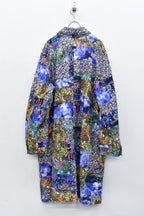 Patchwork Quilt Raglan Sleeve Coat