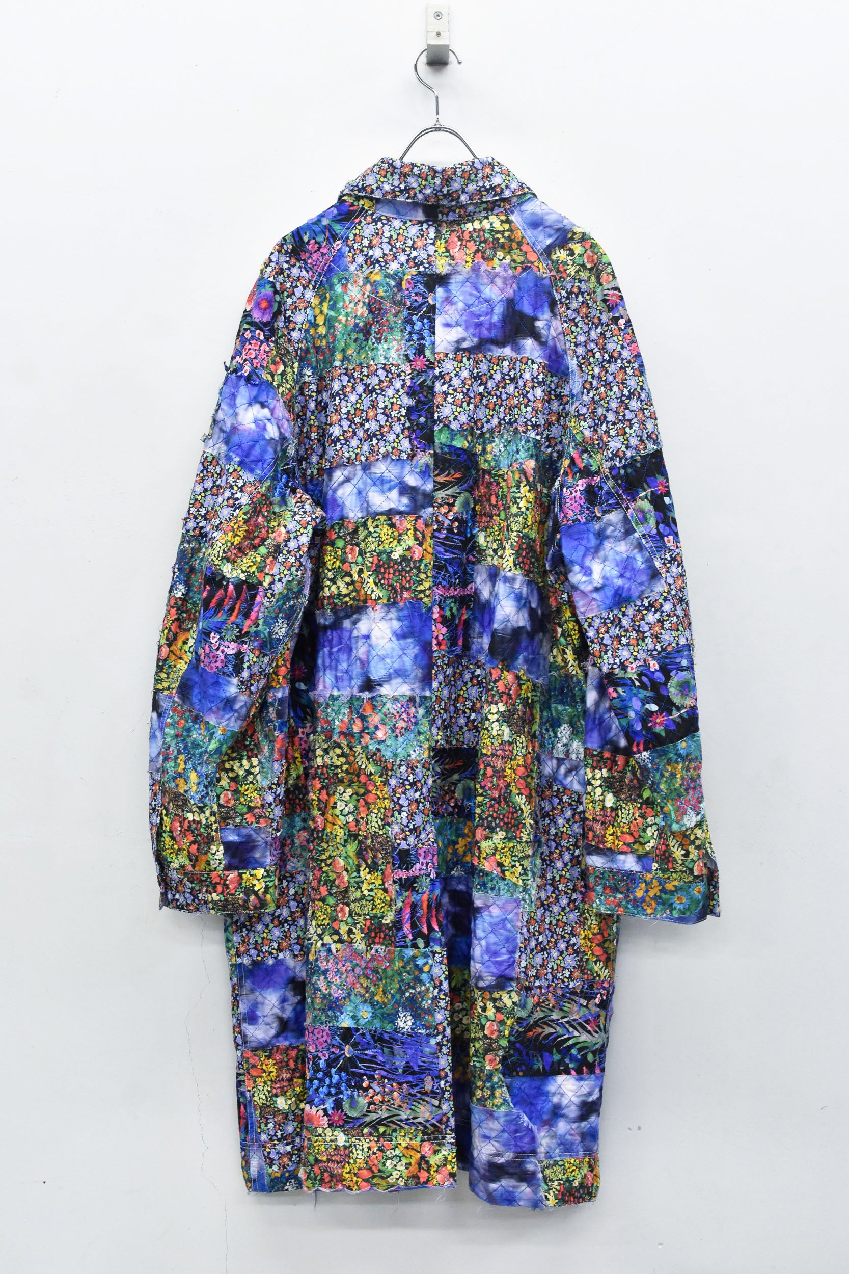 Patchwork Quilt Raglan Sleeve Coat