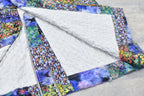 Patchwork Quilt Raglan Sleeve Coat
