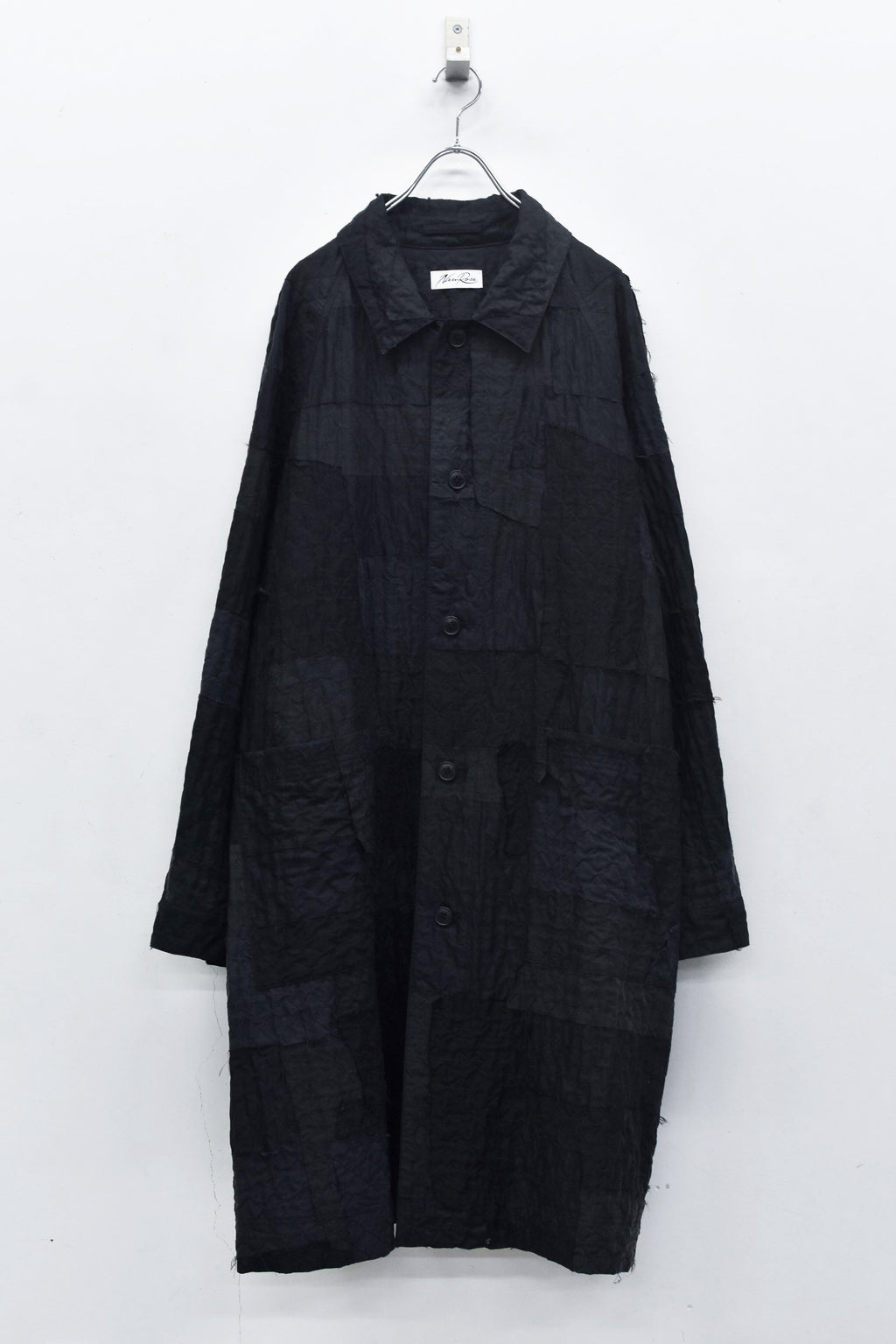 Patchwork Quilt Raglan Sleeve Coat