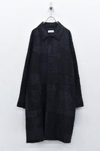 Patchwork Quilt Raglan Sleeve Coat