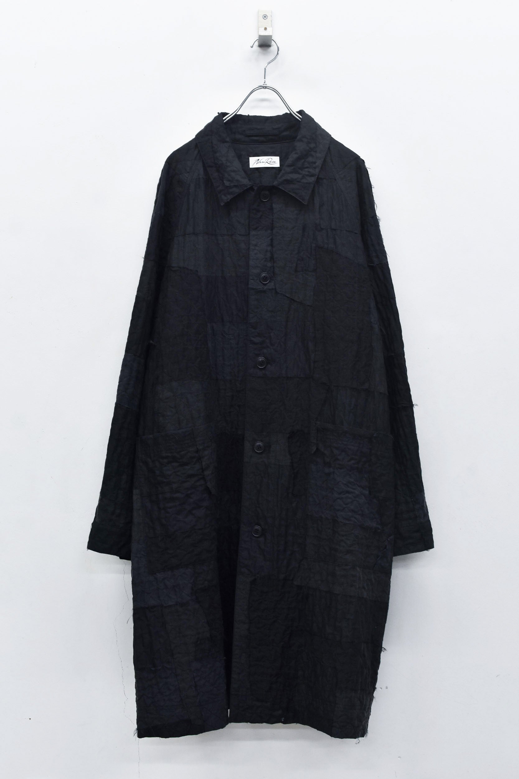 Patchwork Quilt Raglan Sleeve Coat