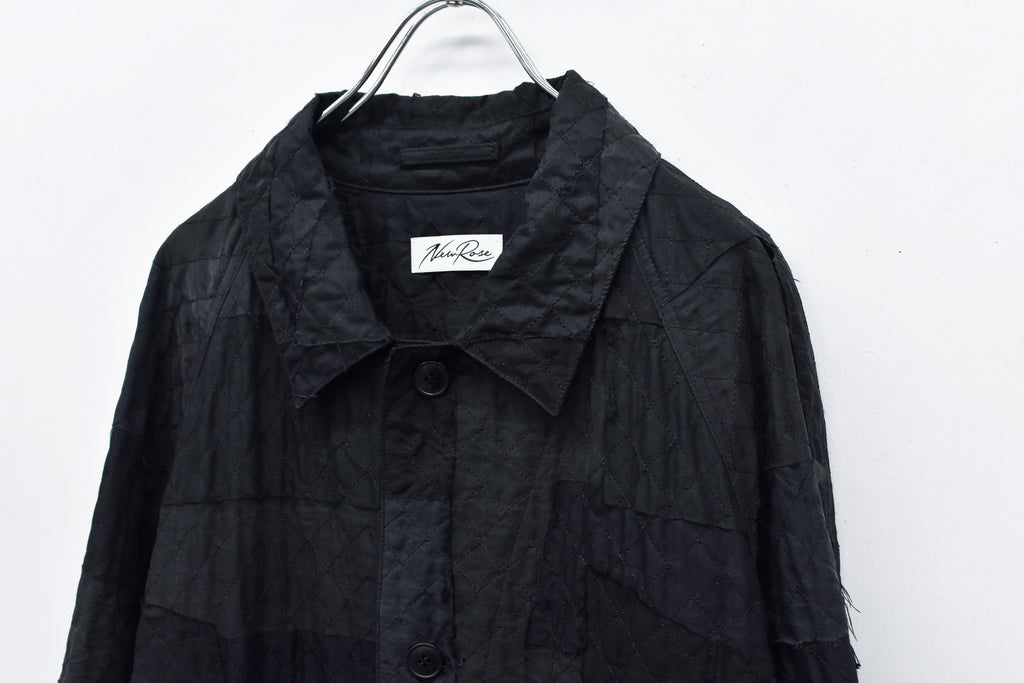Patchwork Quilt Raglan Sleeve Coat