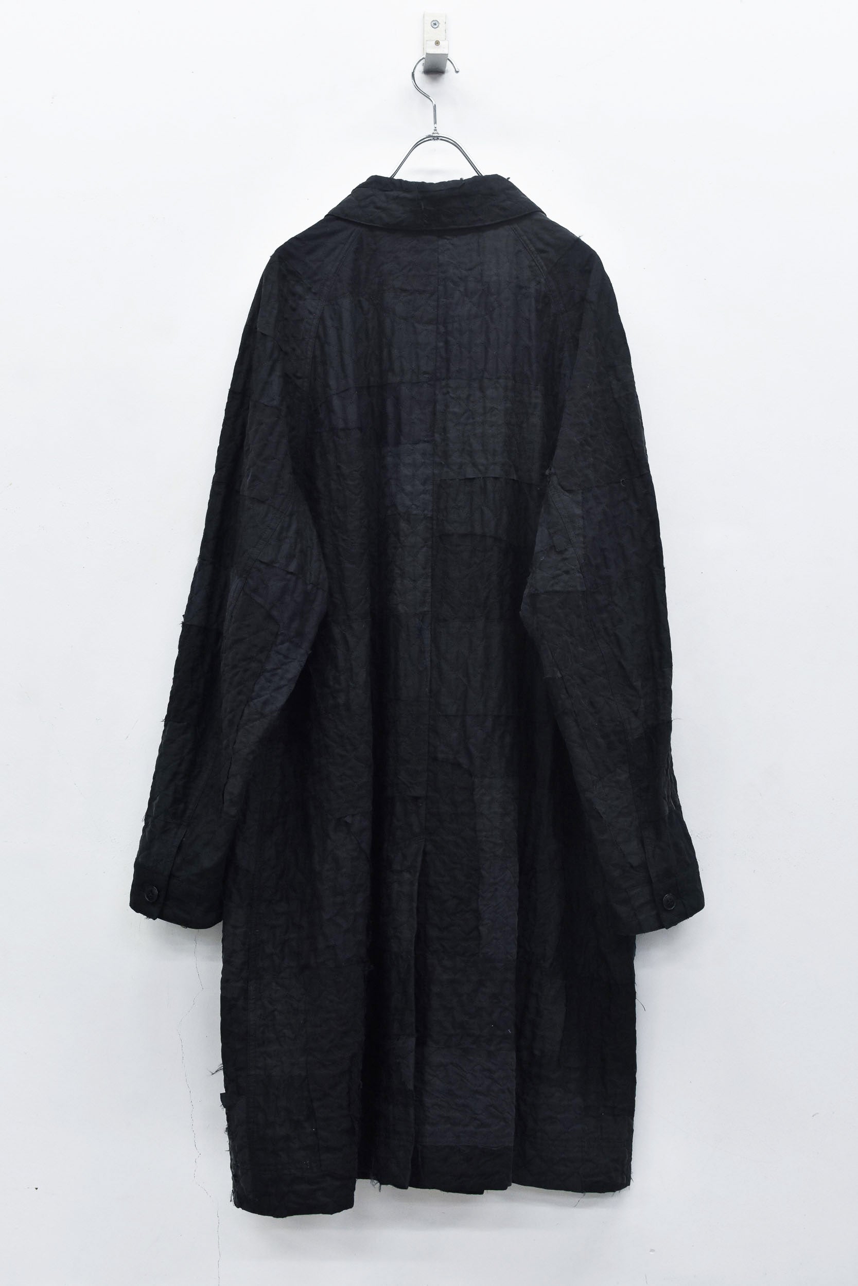 Patchwork Quilt Raglan Sleeve Coat