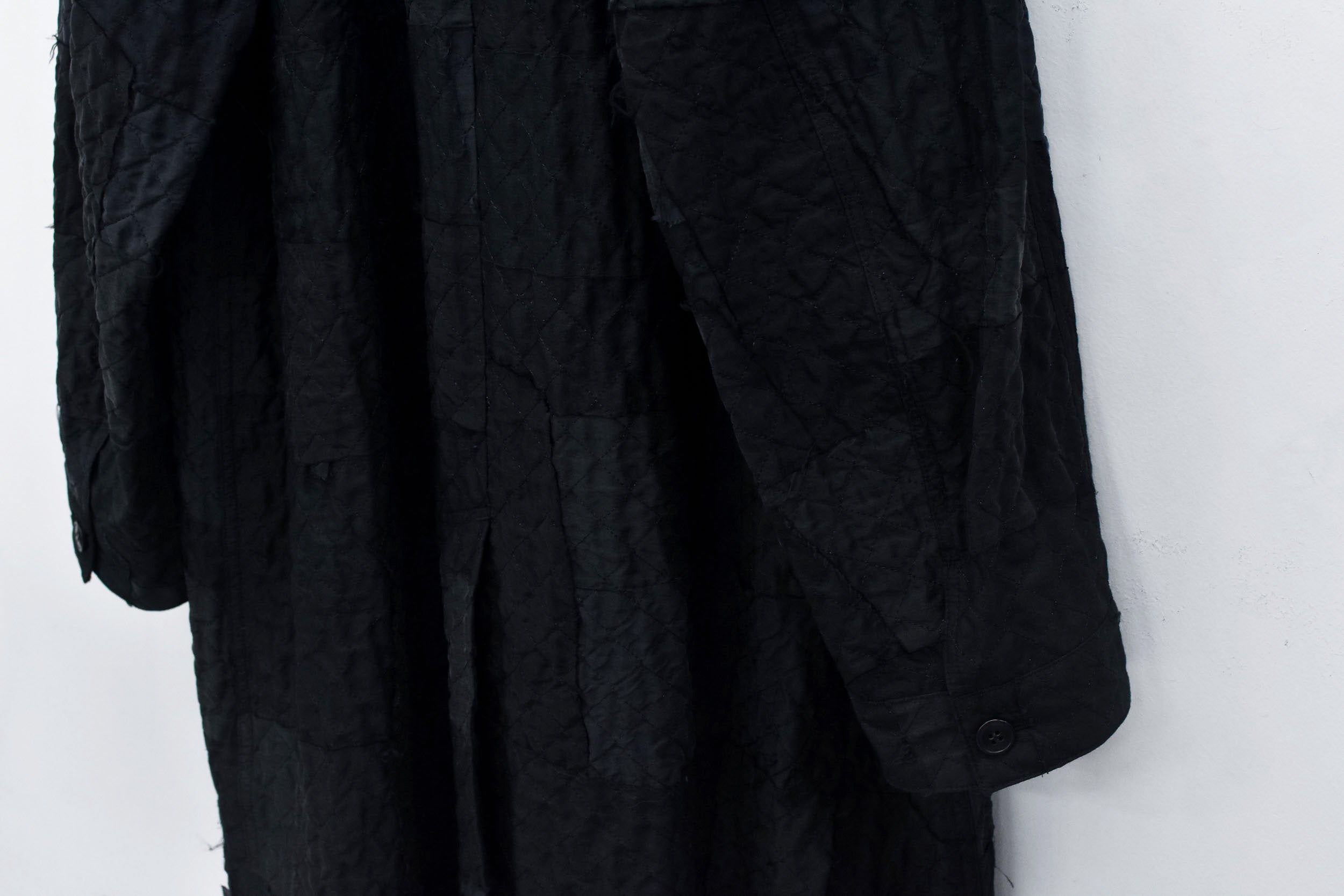 Patchwork Quilt Raglan Sleeve Coat