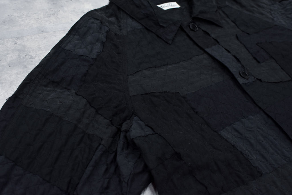 Patchwork Quilt Raglan Sleeve Coat
