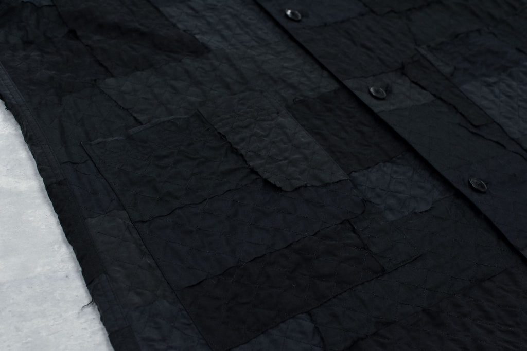Patchwork Quilt Raglan Sleeve Coat