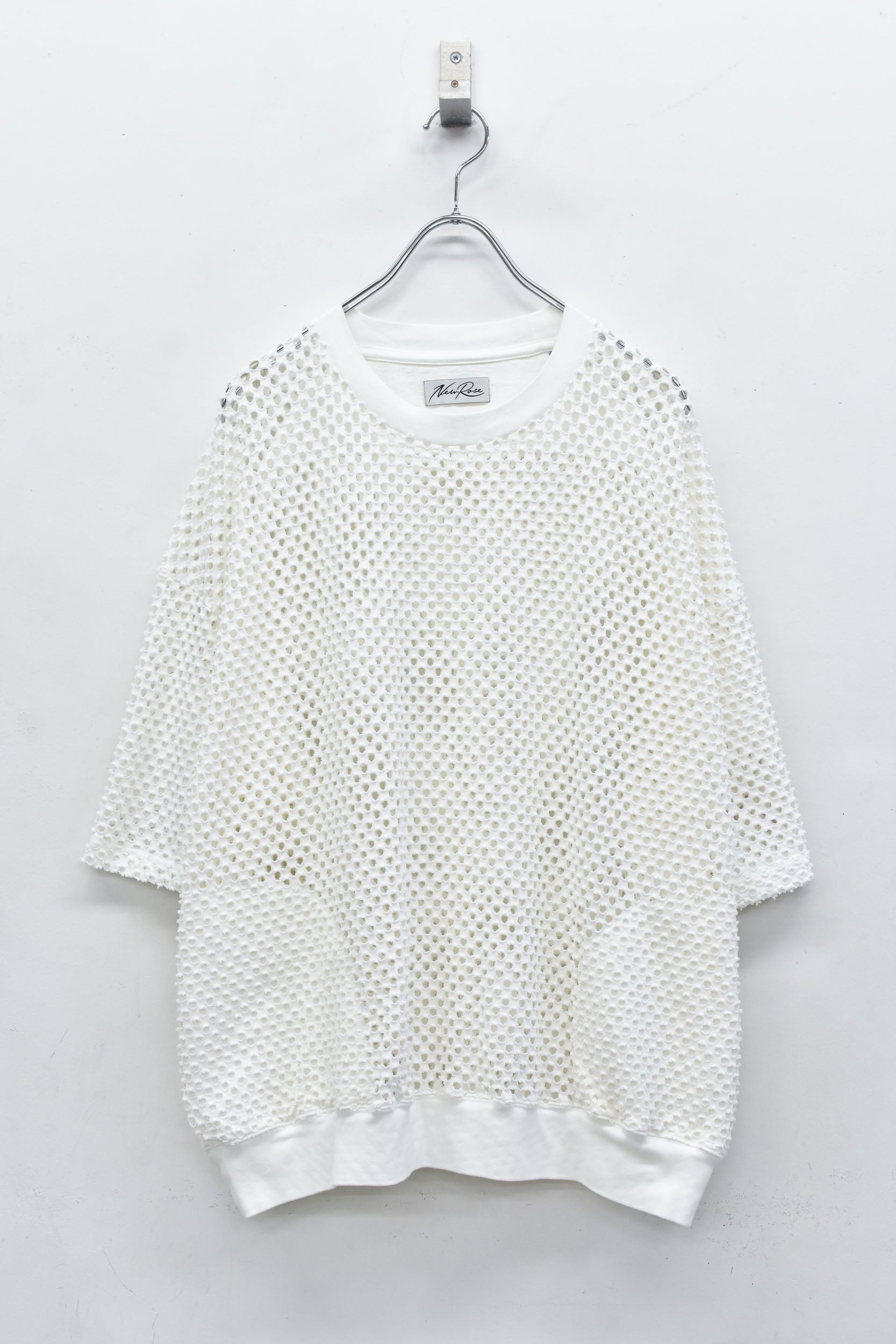 Punched Fabric Side Pocket T-shirt