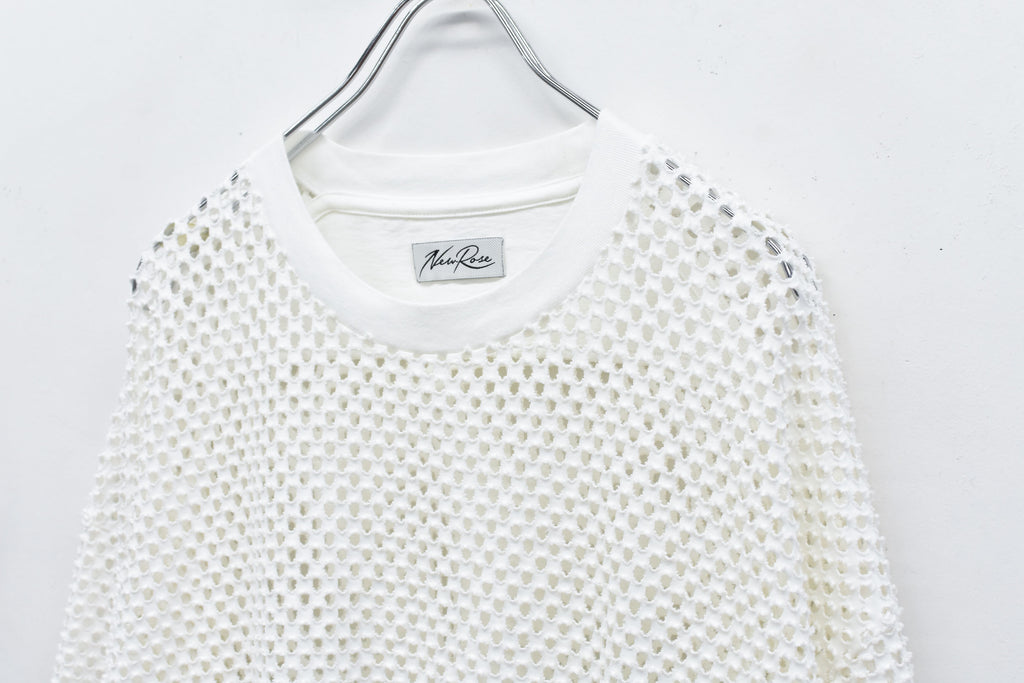 Punched Fabric Side Pocket T-shirt