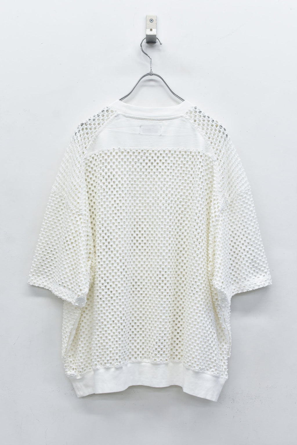 Punched Fabric Side Pocket T-shirt