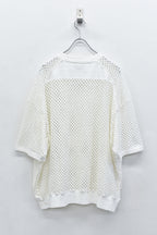 Punched Fabric Side Pocket T-shirt