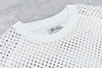 Punched Fabric Side Pocket T-shirt