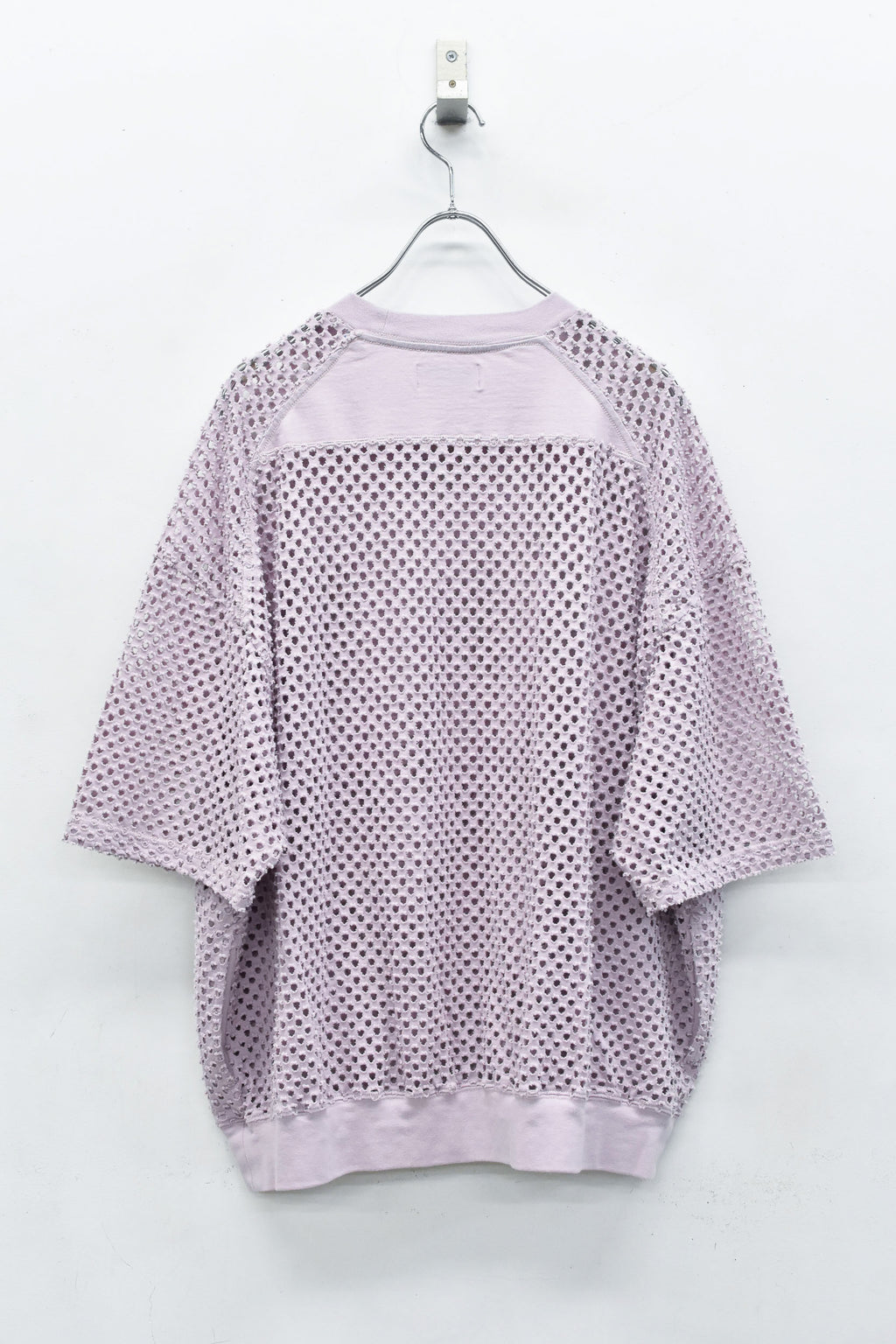 Punched Fabric Side Pocket T-shirt