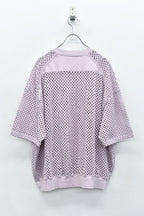 Punched Fabric Side Pocket T-shirt