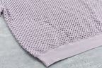 Punched Fabric Side Pocket T-shirt