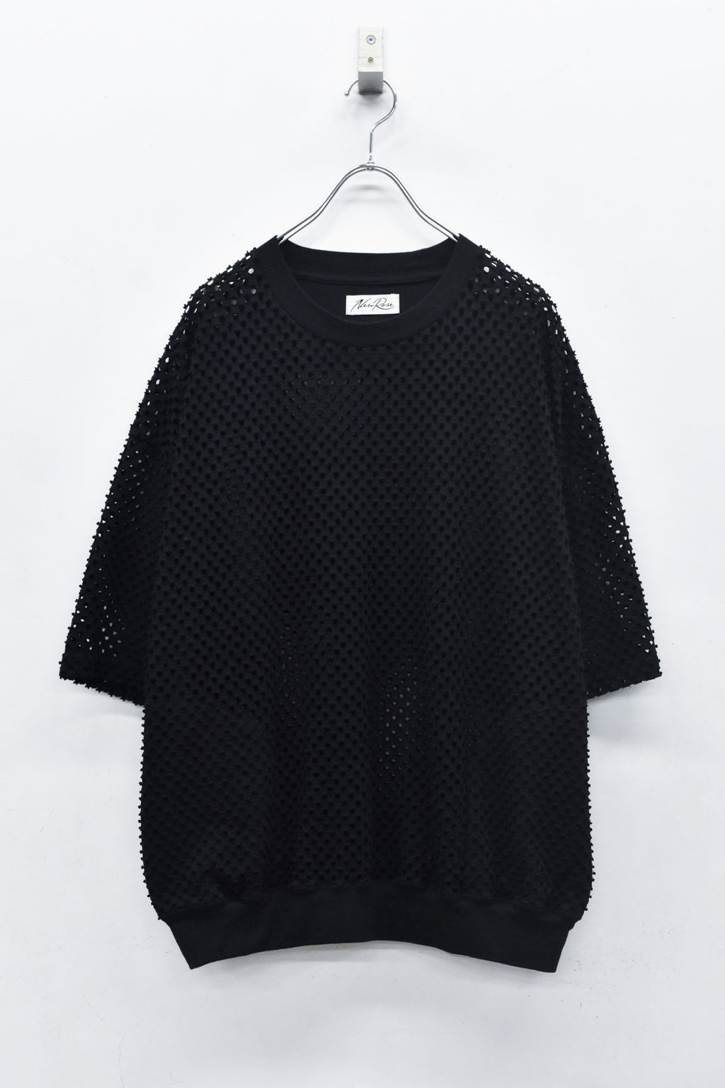 Punched Fabric Side Pocket T-shirt